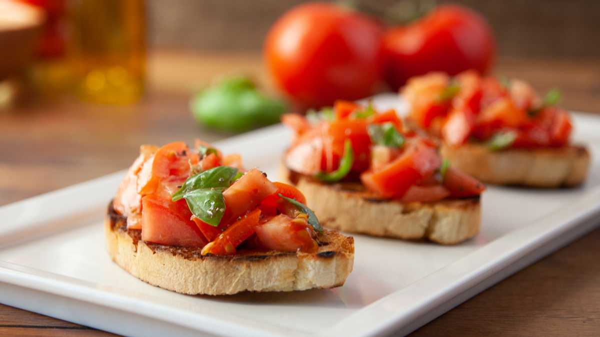 Bruschetta mit Tomaten, Das einfache Originalrezept