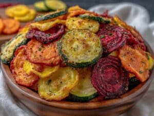 Airfryer-Gemüse-Chips ohne Öl - featured image