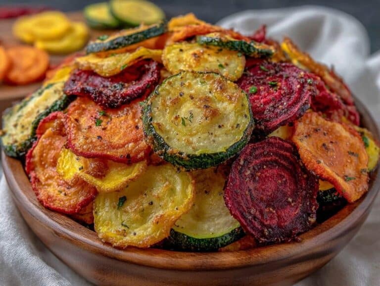 Airfryer-Gemüse-Chips ohne Öl - featured image