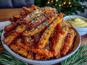 Airfryer Süßkartoffel-Pommes - featured image