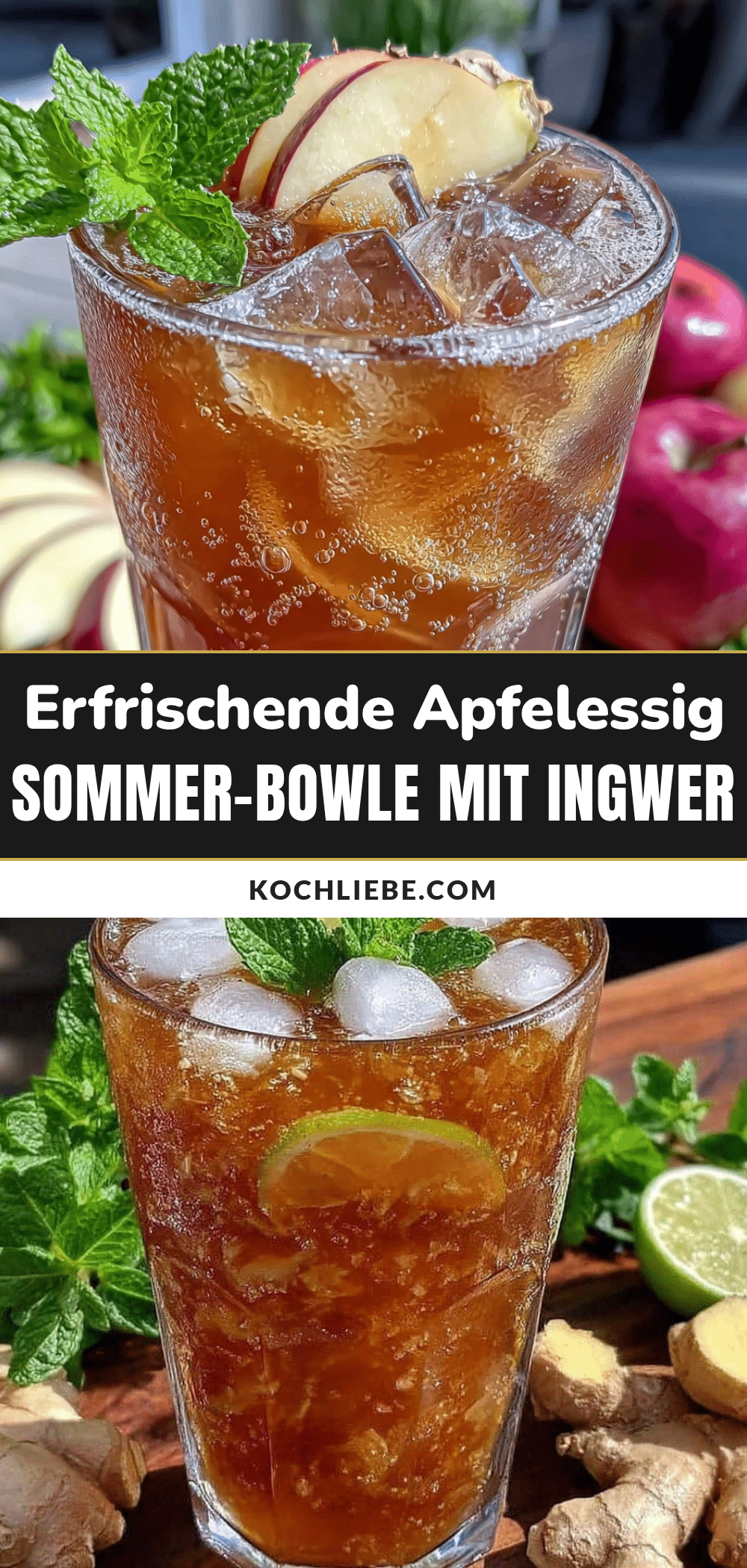 Apfelessig-Sommer-Bowle recipe