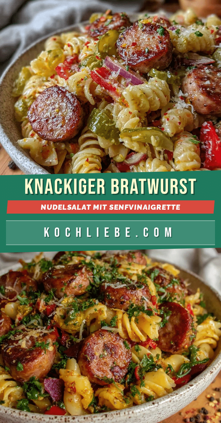 Bratwurst Nudelsalat recipe