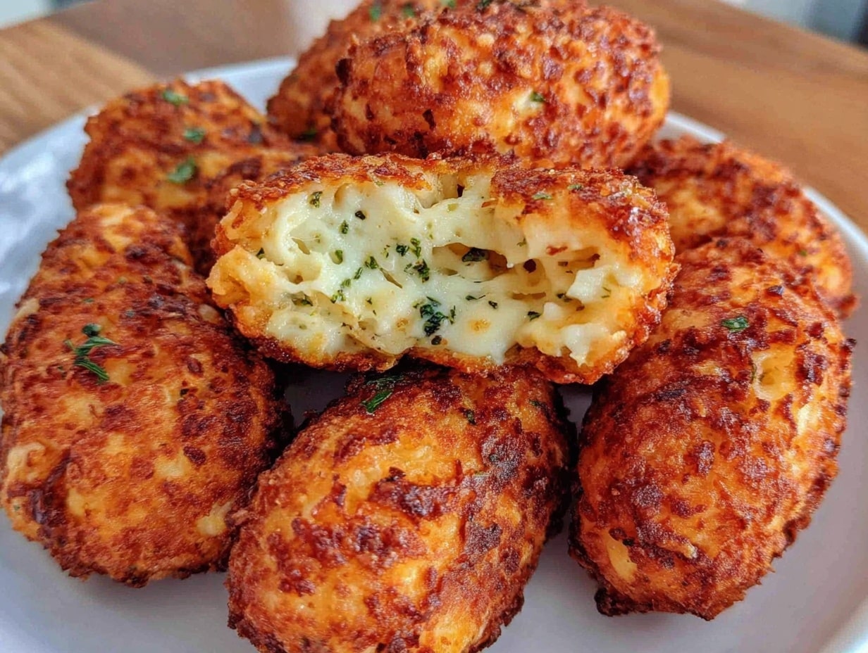 Brokkoli-Nuggets Airfryer preparation steps