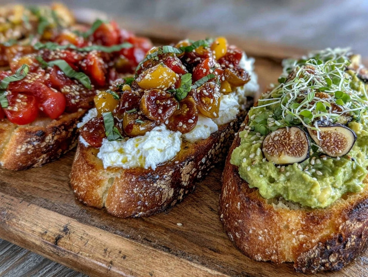 Bruschetta-Platte preparation steps