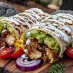 Camping-Wraps mit Hähnchen und Avocado - featured image