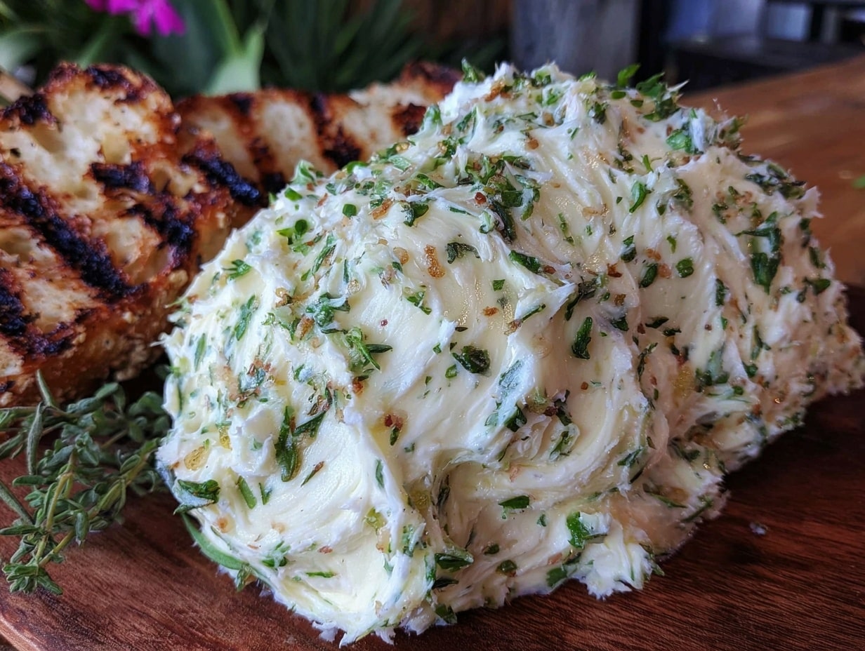 cremige selbstgemachte kräuterbutter mit knoblauch preparation steps