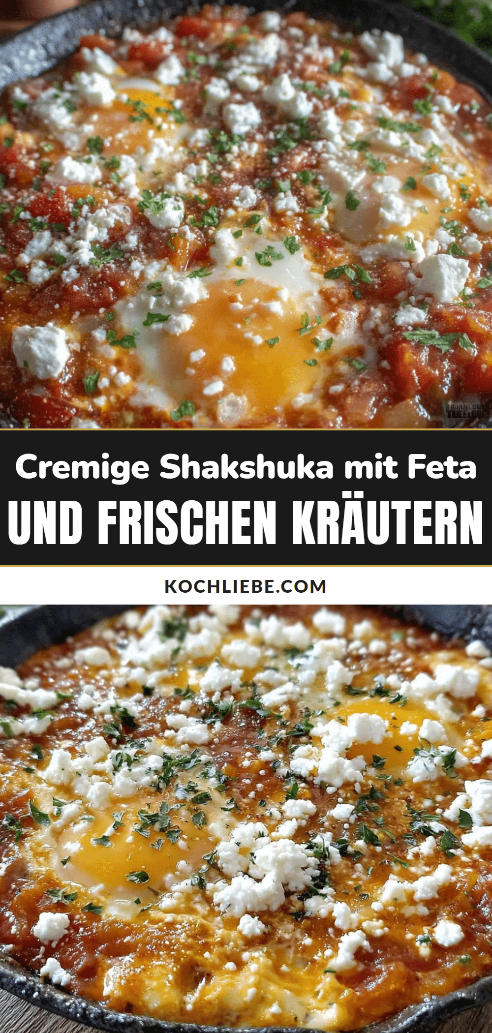 cremige Shakshuka mit Feta recipe