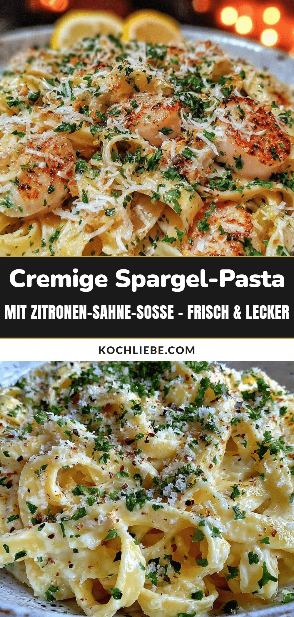 cremige Spargel-Pasta recipe