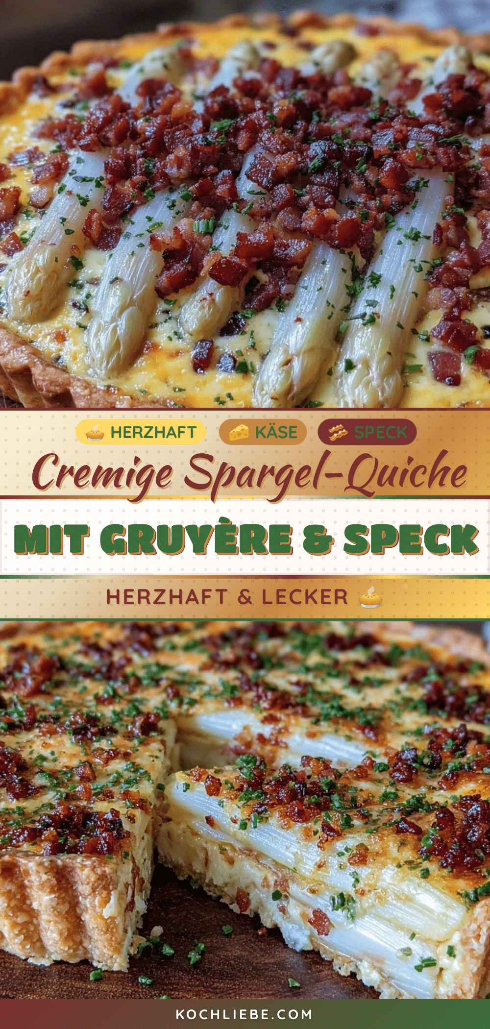 cremige Spargel-Quiche recipe