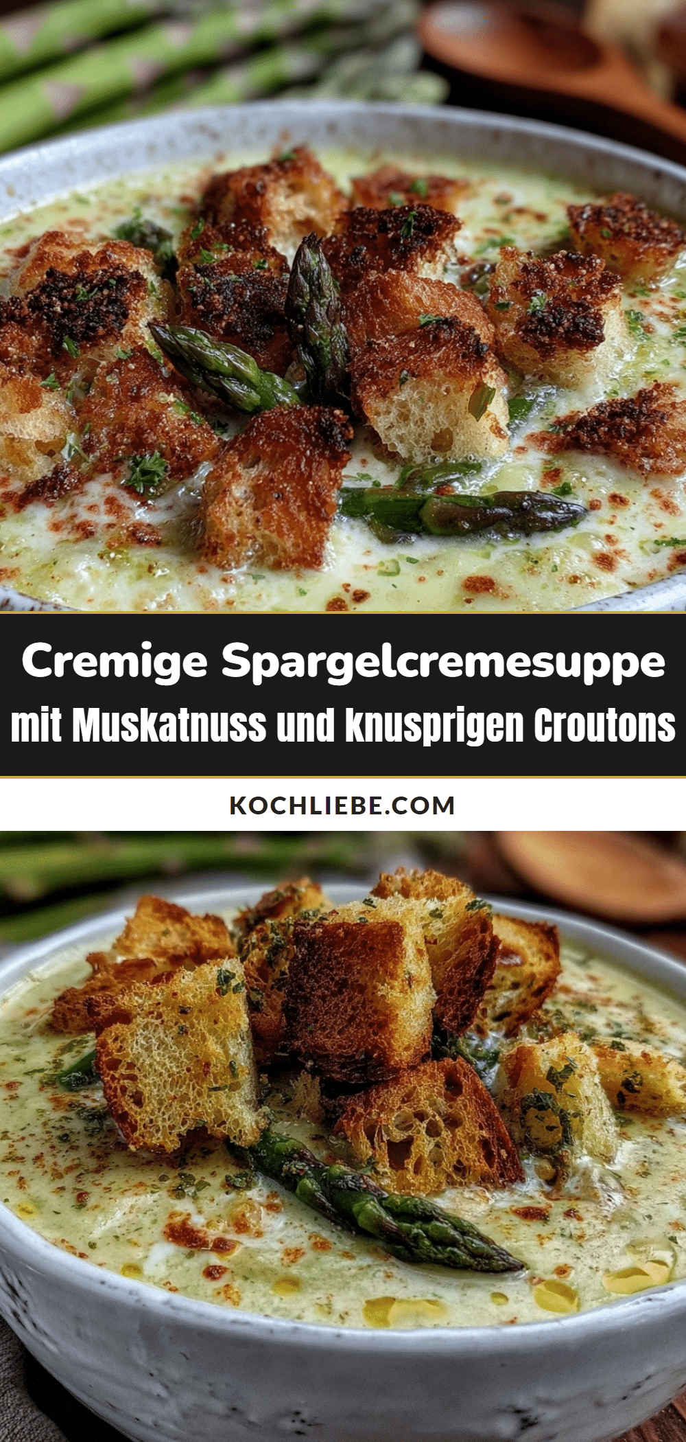 cremige Spargelcremesuppe recipe