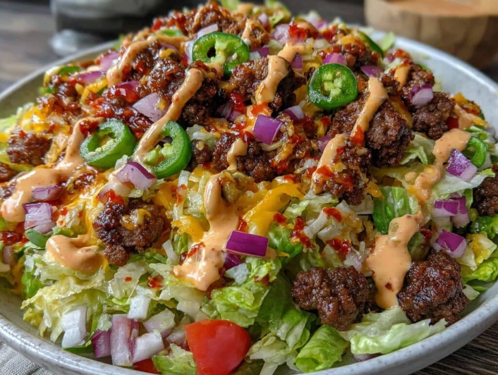 cremiger Big-Mac-Salat - featured image