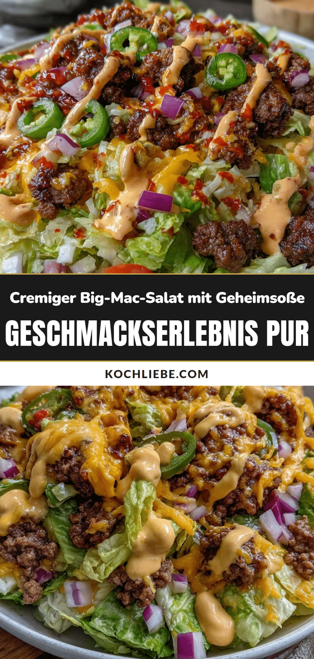 cremiger Big-Mac-Salat recipe