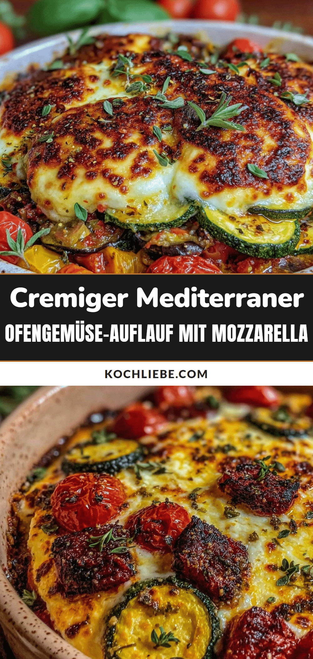 cremiger mediterraner Ofengemüse-Auflauf recipe