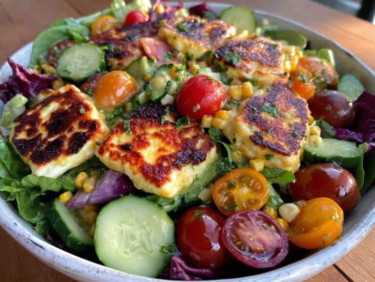 frischer bunter Sommersalat - featured image