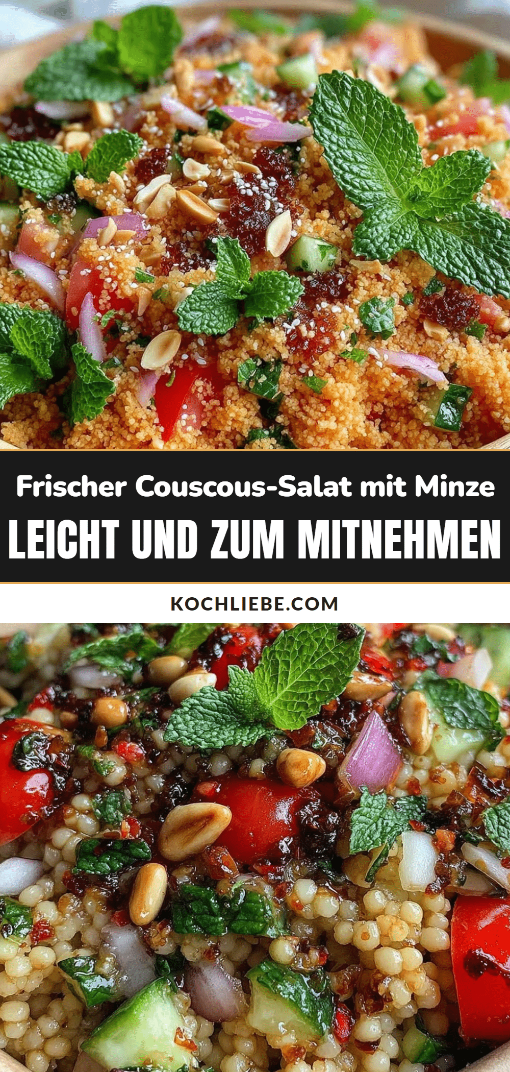 frischer Couscous-Salat mit Minze recipe