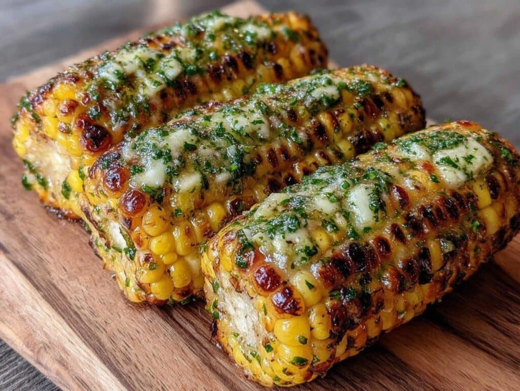 gegrillte Maiskolben mit Kräuterbutter - featured image