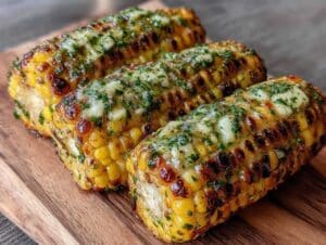 gegrillte Maiskolben mit Kräuterbutter - featured image