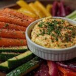 Gemüsesticks mit Frischkäse-Dip - featured image