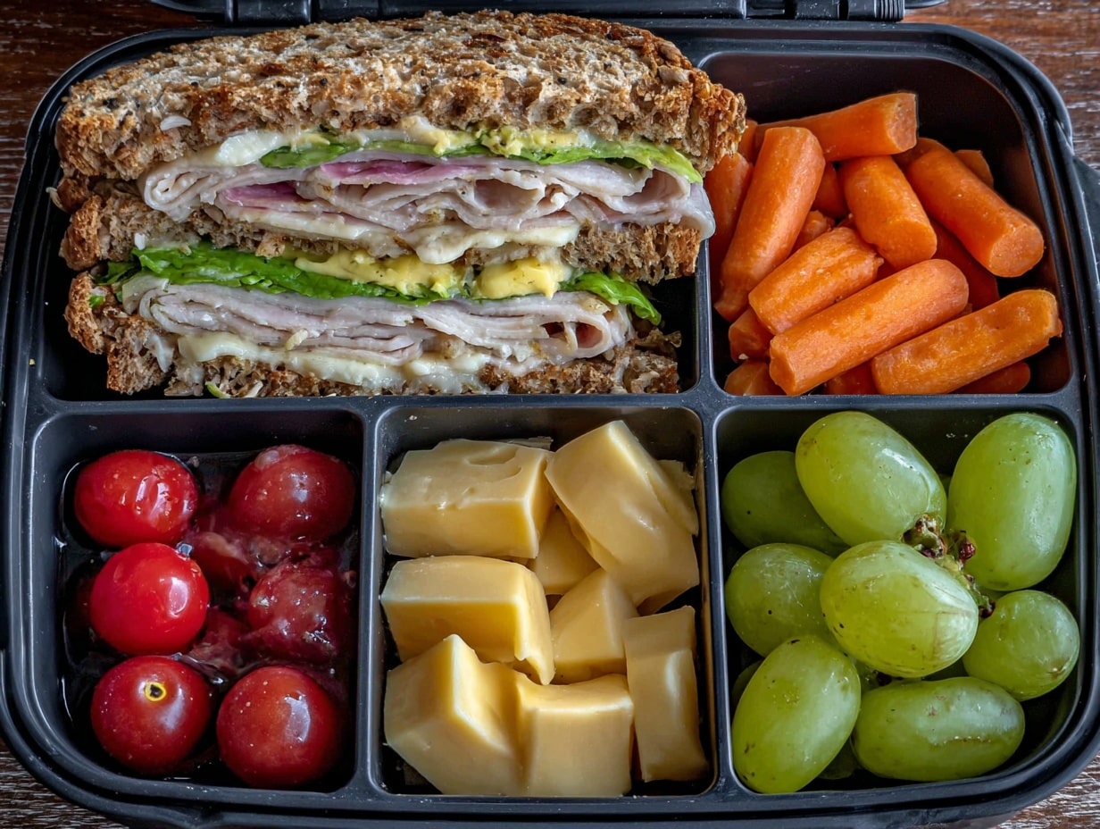 gesunde Bento-Brotdose preparation steps