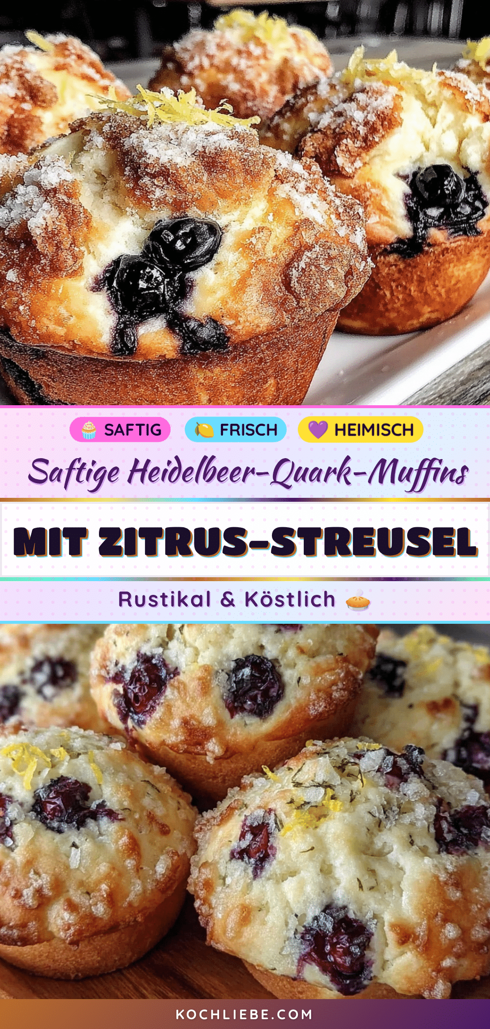 Heidelbeer-Quark-Muffins recipe