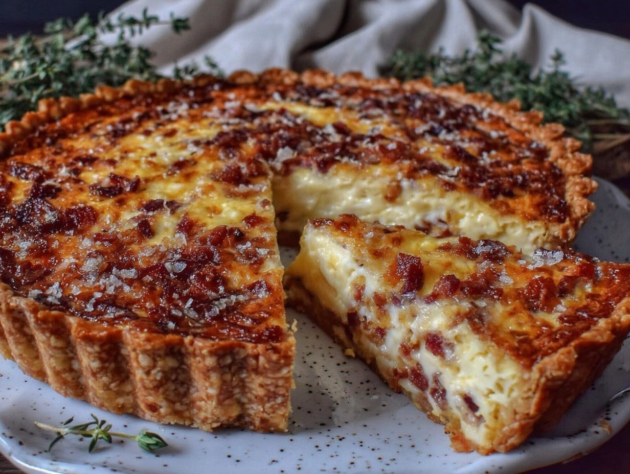 herzhafte Quiche Lorraine preparation steps