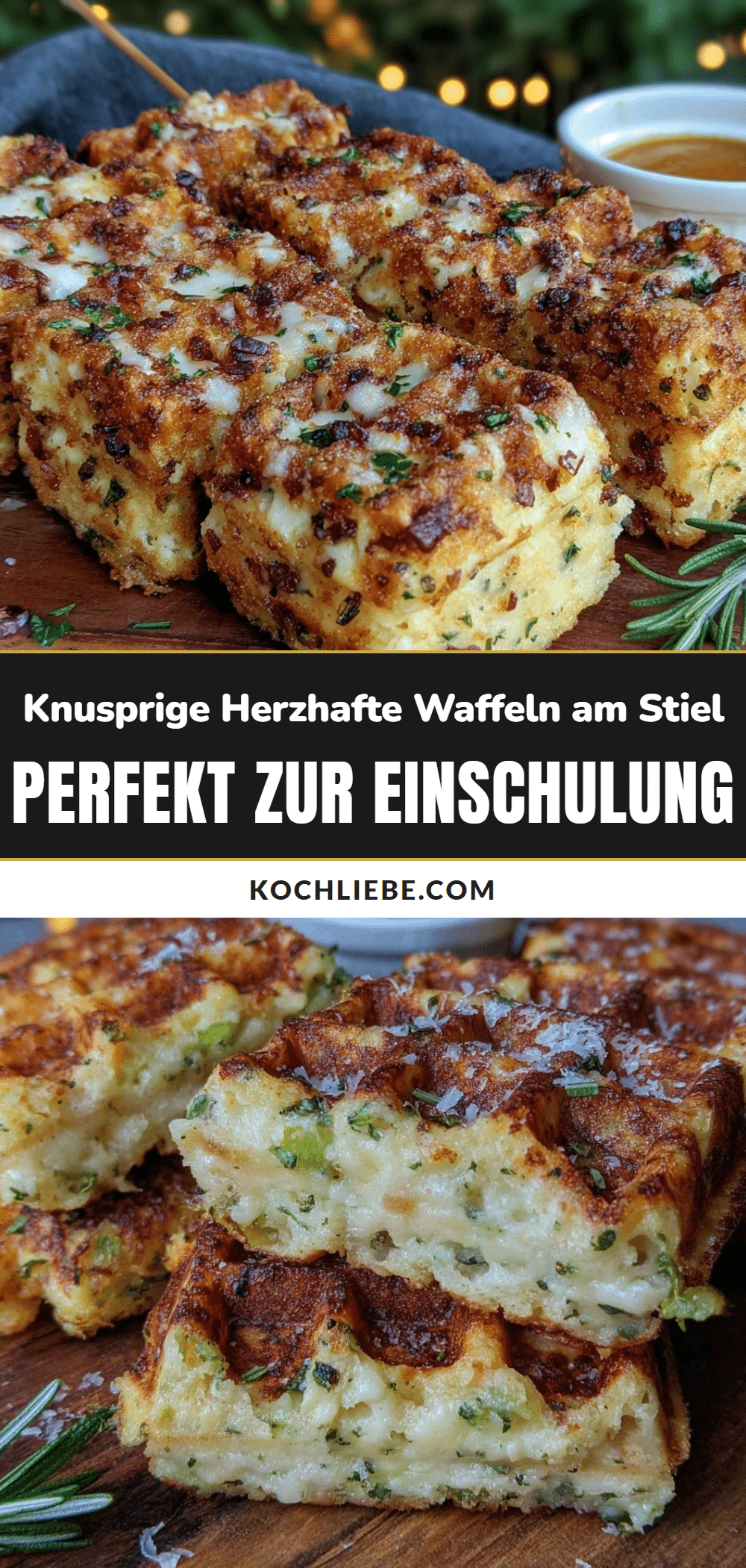 herzhafte waffeln am stiel recipe
