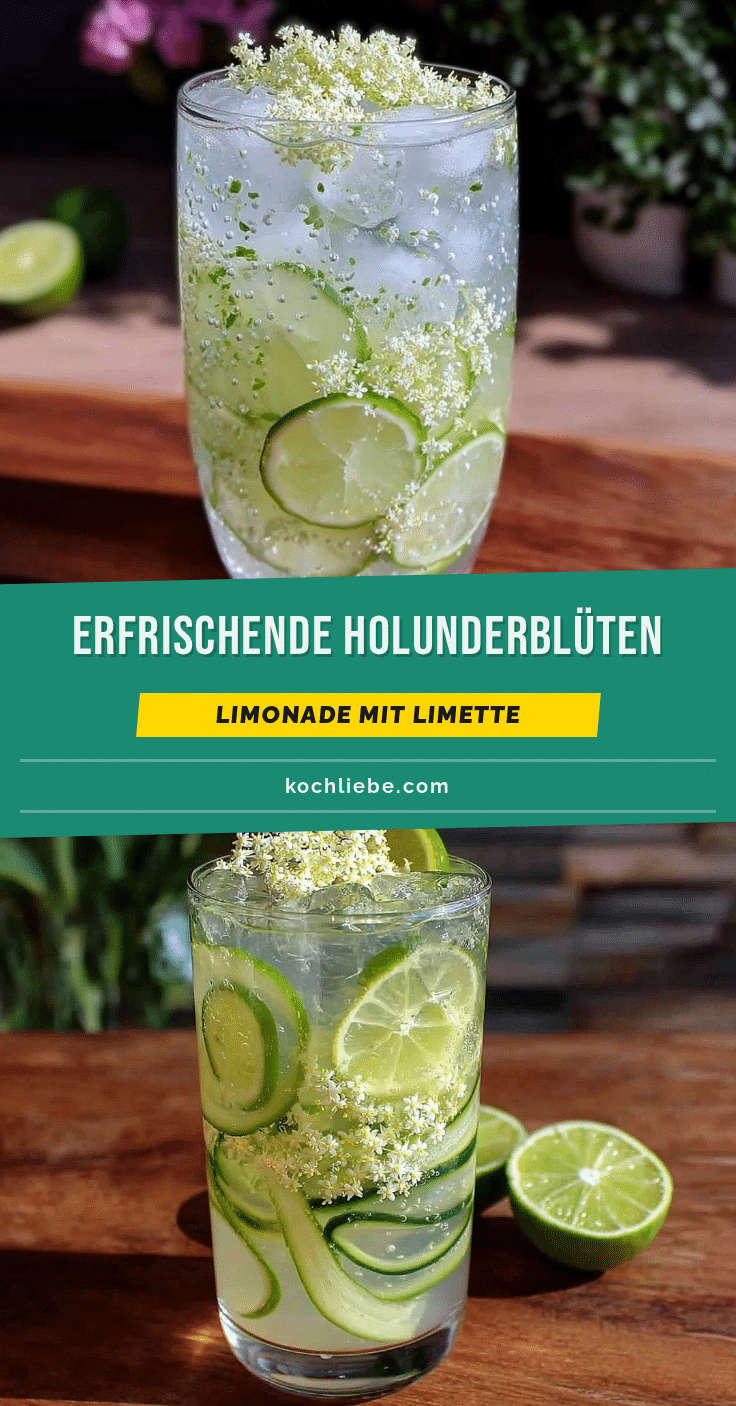 Holunderblüten-Limonade recipe