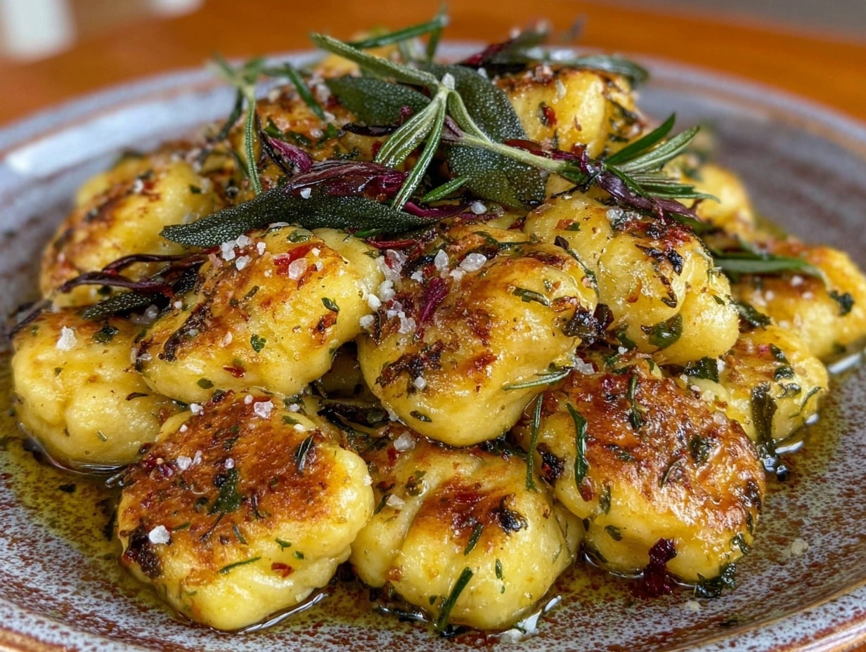 knusprige salbei-butter-gnocchi preparation steps