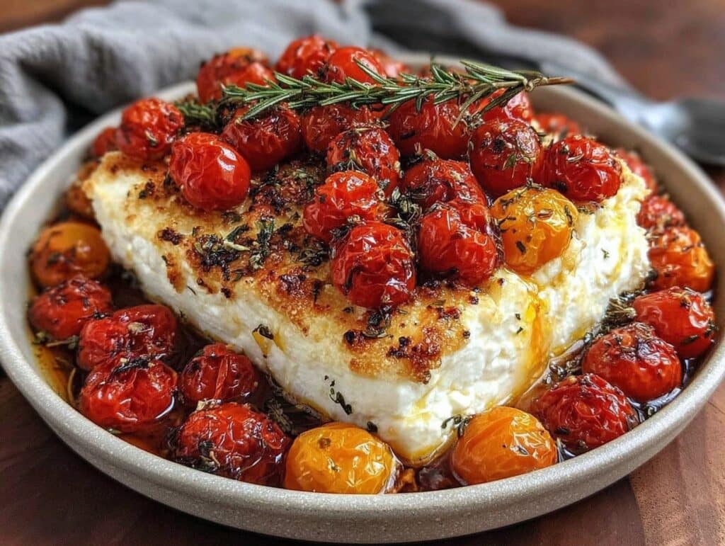 knuspriger gebackener feta - featured image
