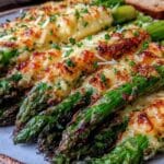 knuspriger gebratener grüner spargel - featured image