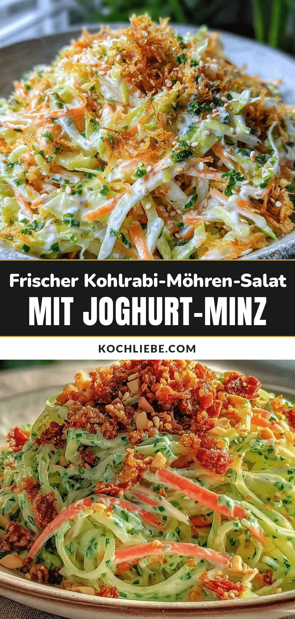 Kohlrabi-Möhren-Salat recipe