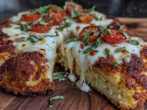 Low-Carb-Blumenkohl-Pizza - featured image
