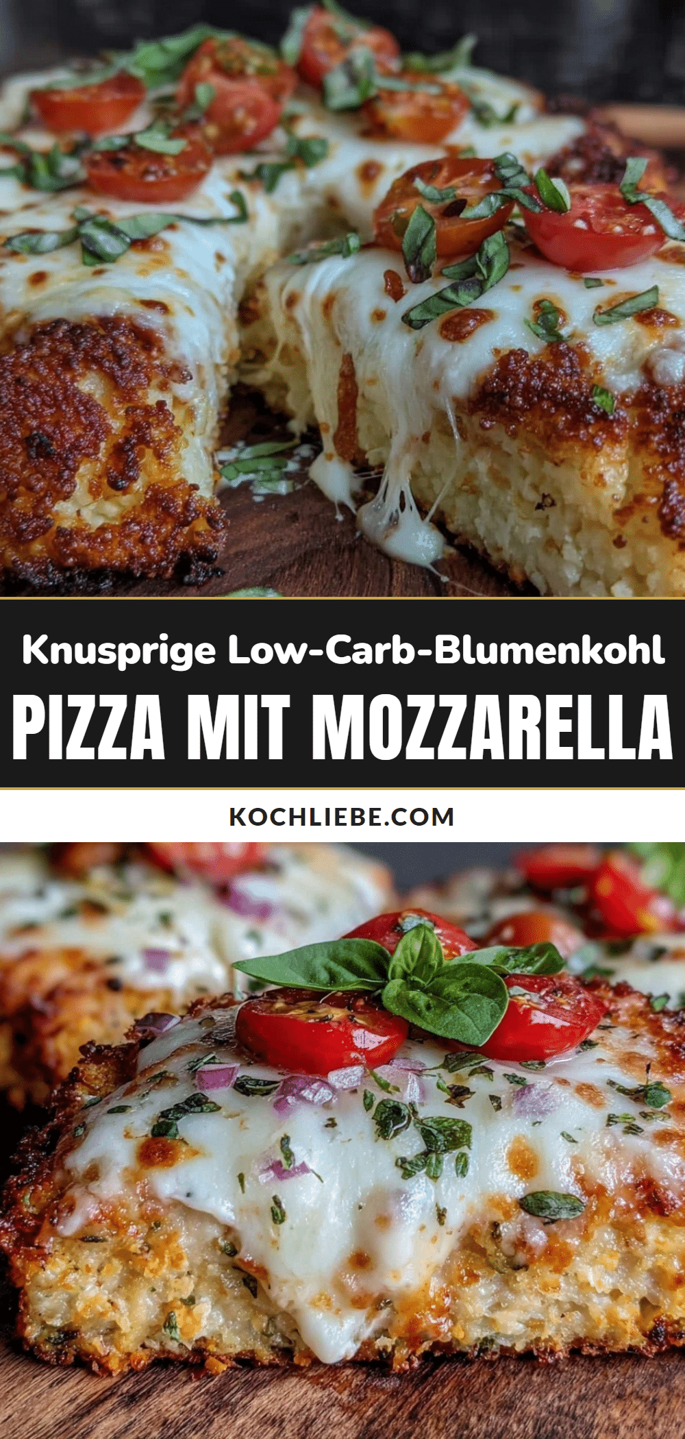 Low-Carb-Blumenkohl-Pizza recipe