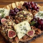 perfekte Käseplatte mit Nüssen und Feigen - featured image