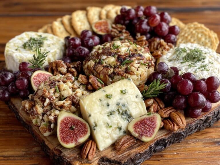 perfekte Käseplatte mit Nüssen und Feigen - featured image