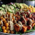 proteinreiche kichererbsen-bowl - featured image