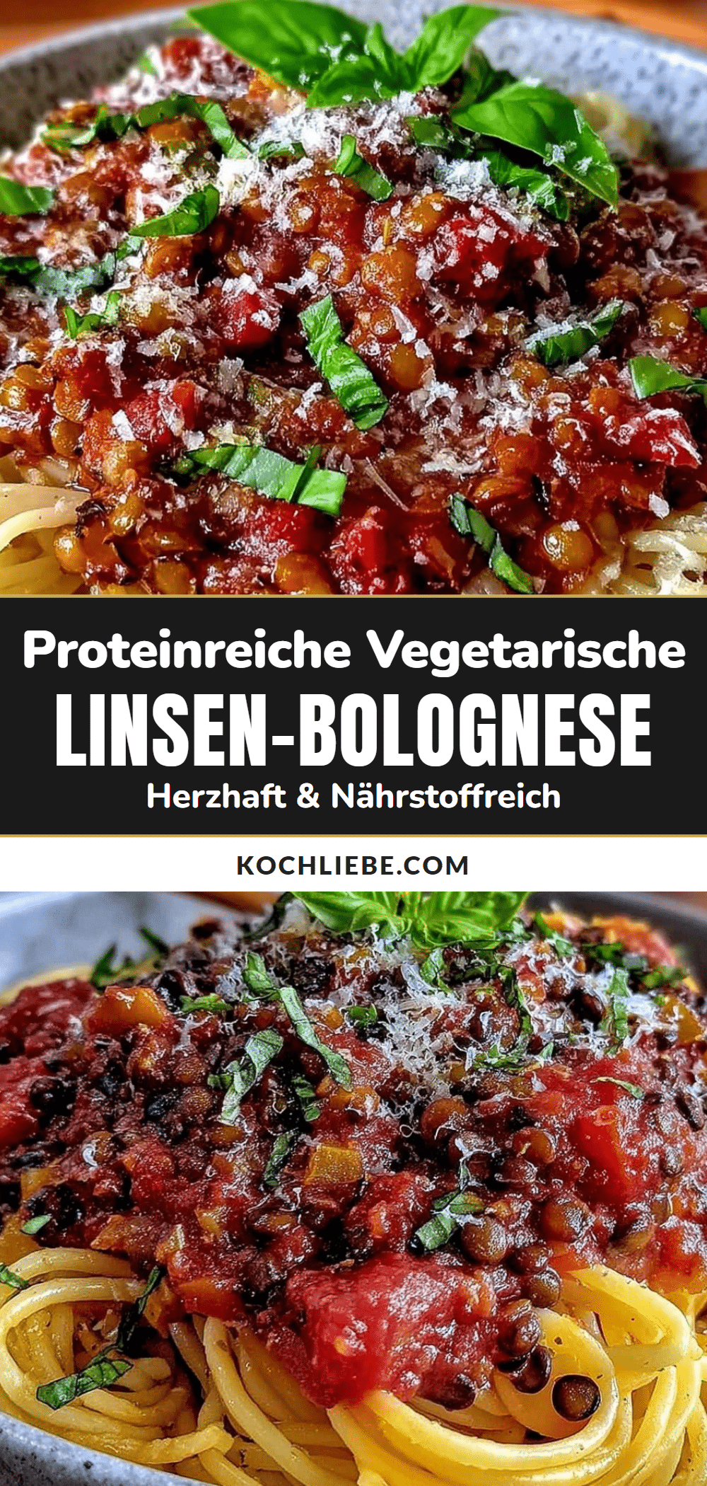 proteinreiche vegetarische linsen-bolognese recipe