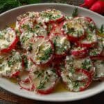 Radieschen-Salat mit Joghurt-Dill-Dressing - featured image
