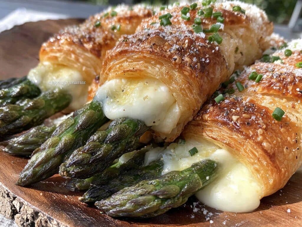 Spargel-Blätterteig-Rollen - featured image