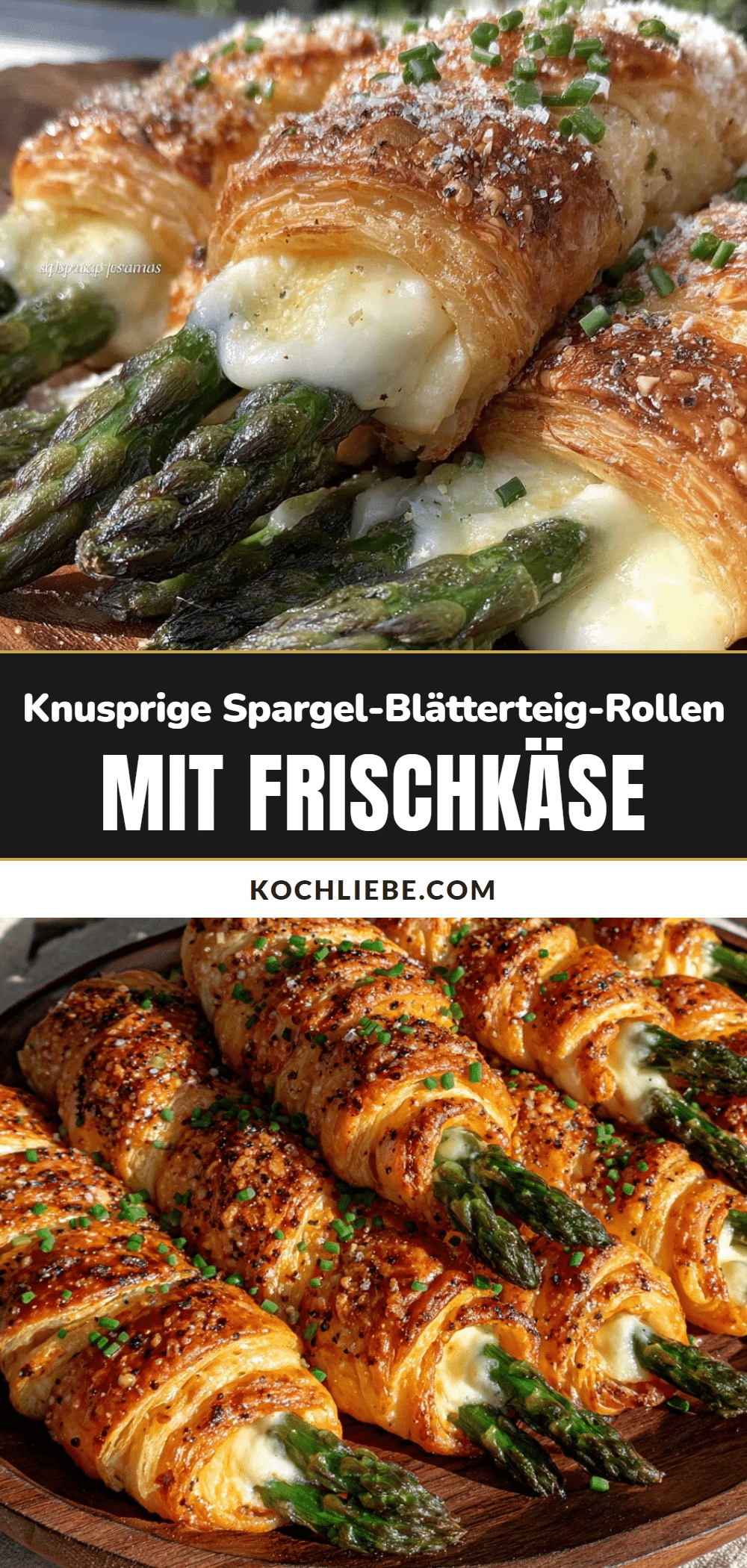 Spargel-Blätterteig-Rollen recipe