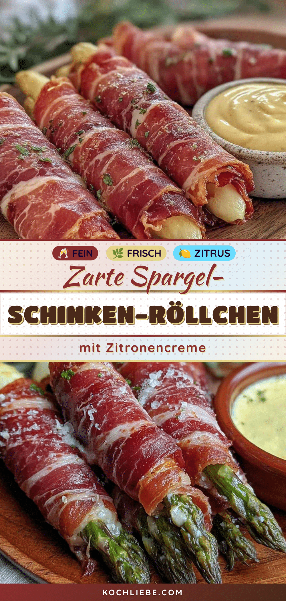 Spargel-Schinken-Röllchen recipe