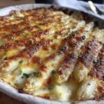 Spargelauflauf mit Schinken und Käse - featured image