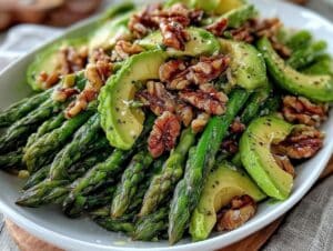 Spargelsalat mit Avocado und Walnüssen - featured image