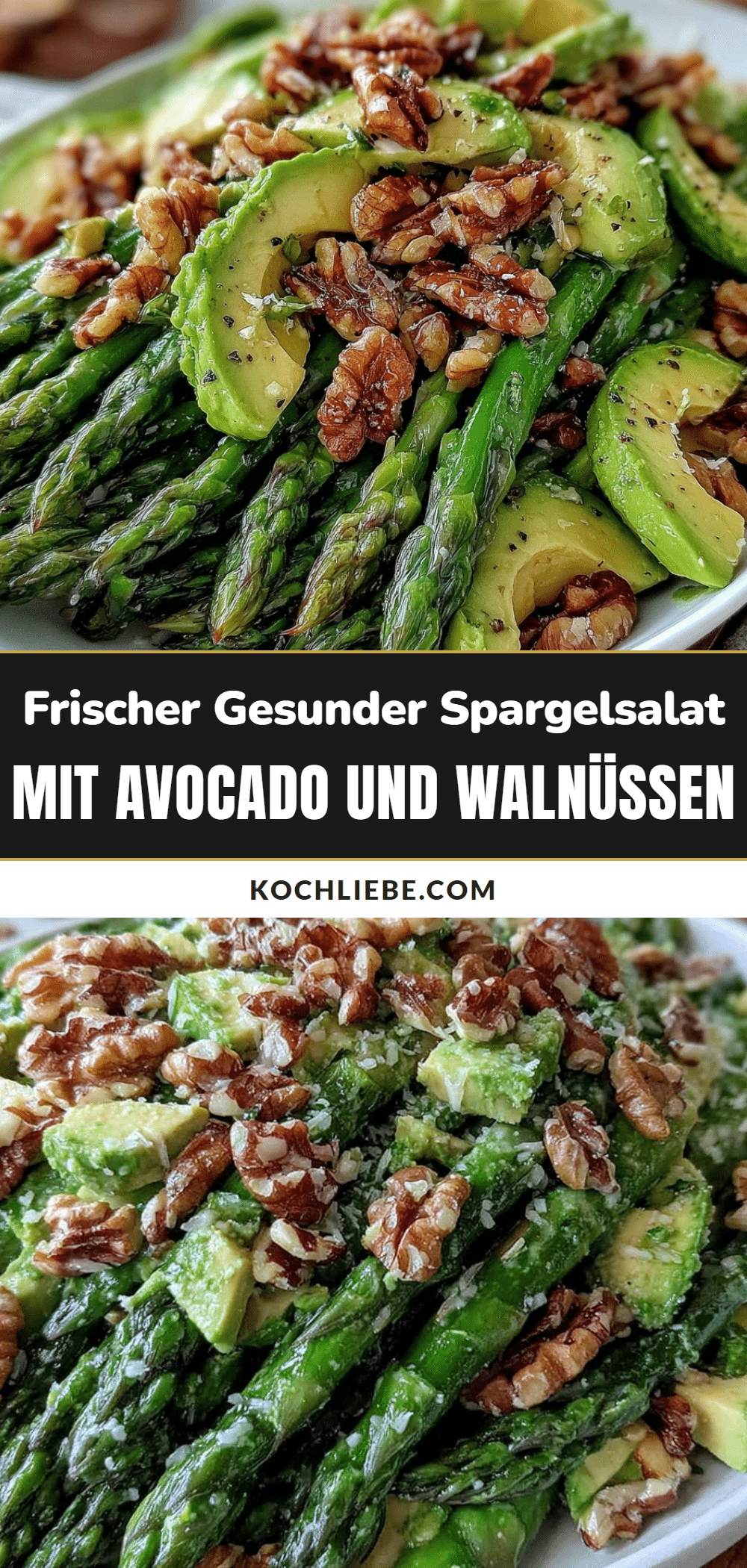 Spargelsalat mit Avocado und Walnüssen recipe