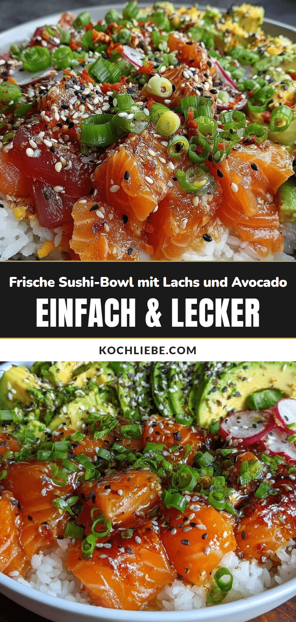 Sushi-Bowl mit Lachs und Avocado recipe