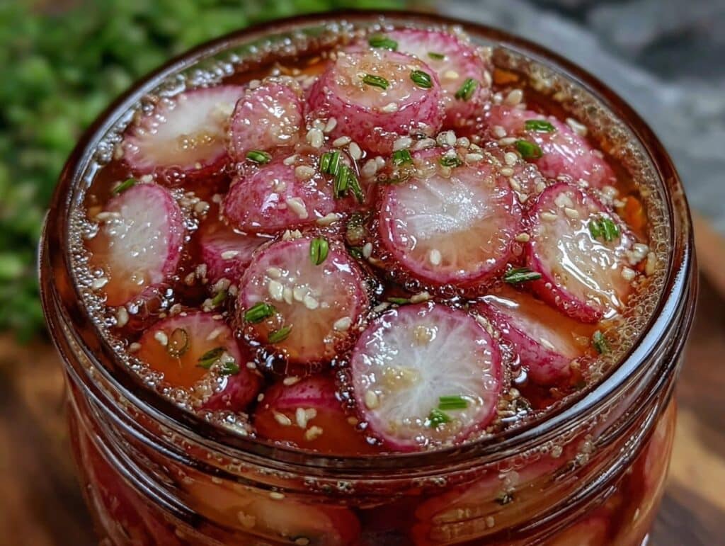 süß-sauer eingelegte Radieschen - featured image