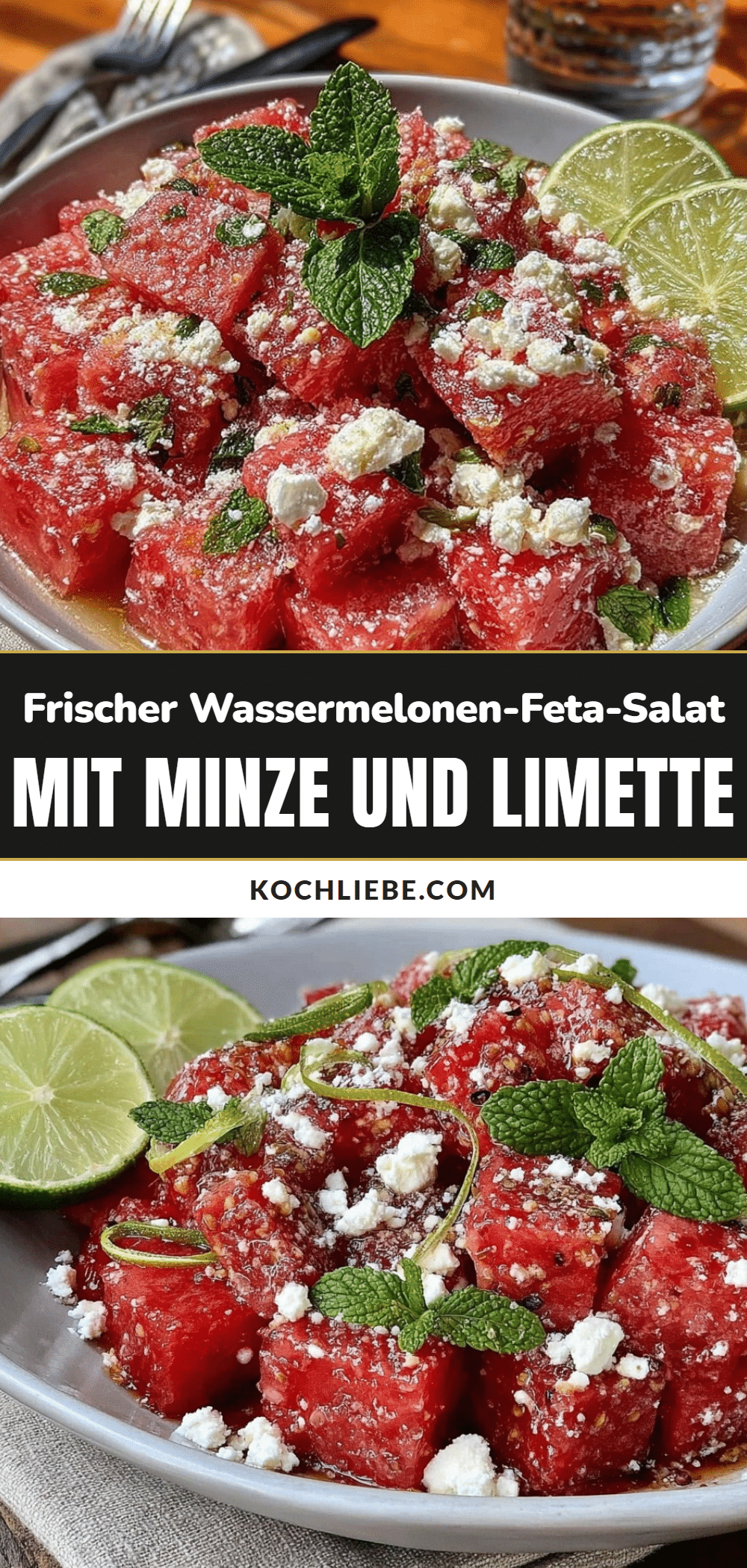 Wassermelonen-Feta-Salat recipe