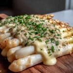 weißer Spargel mit Sauce Hollandaise - featured image