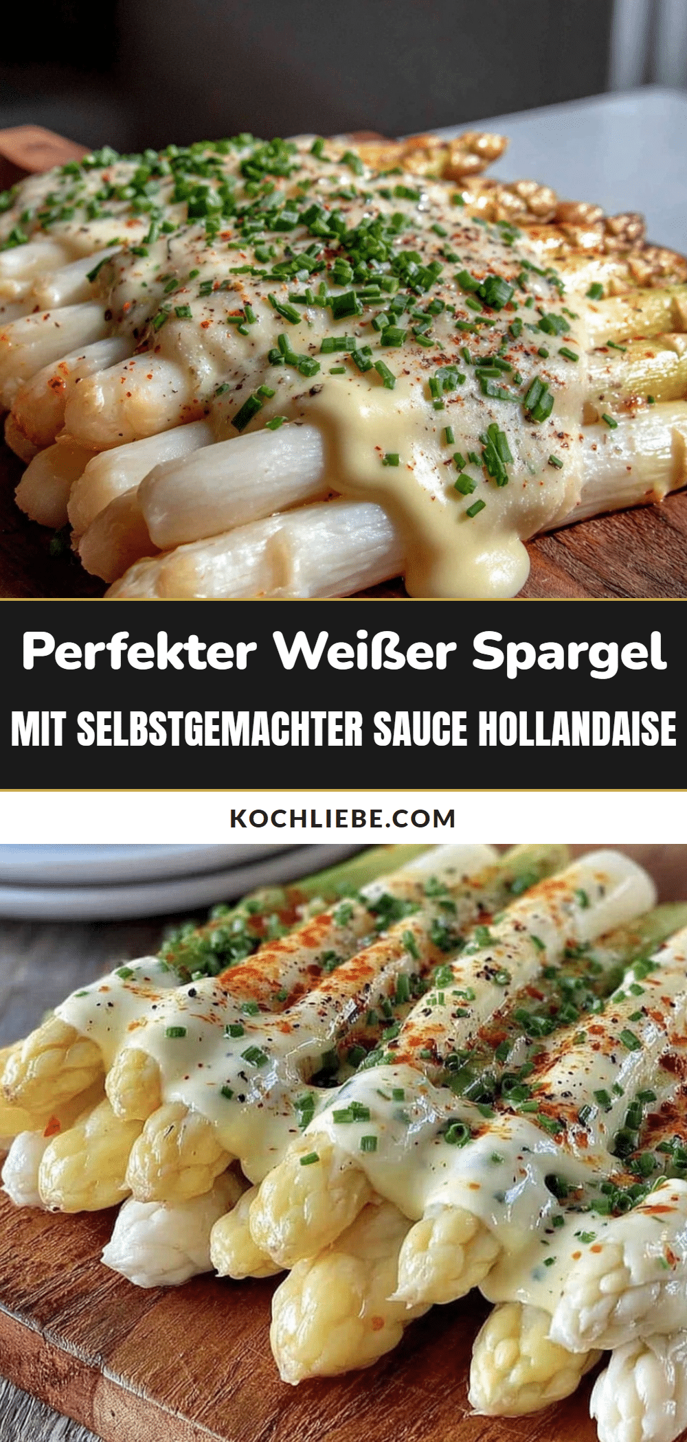 weißer Spargel mit Sauce Hollandaise recipe
