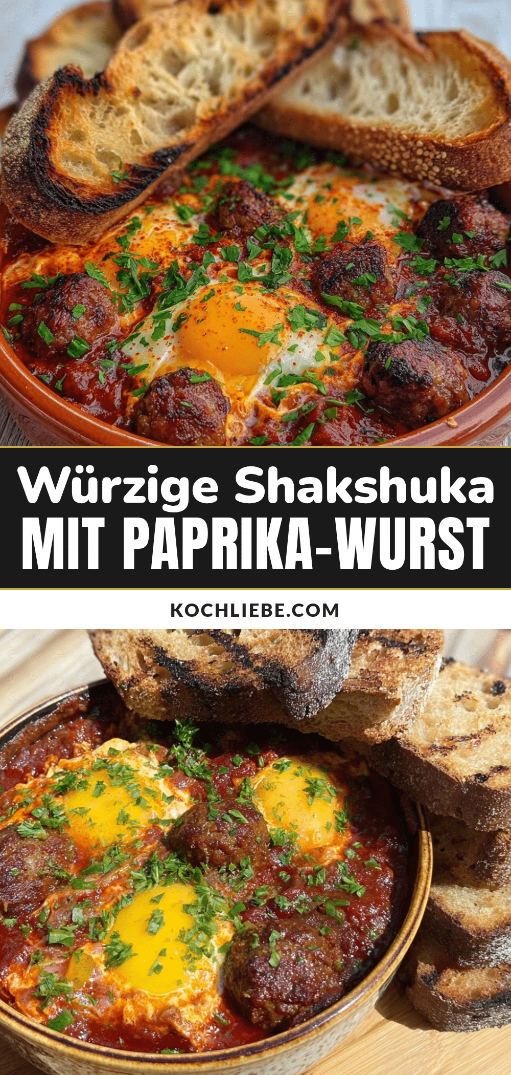 würzige shakshuka mit paprika-wurst recipe